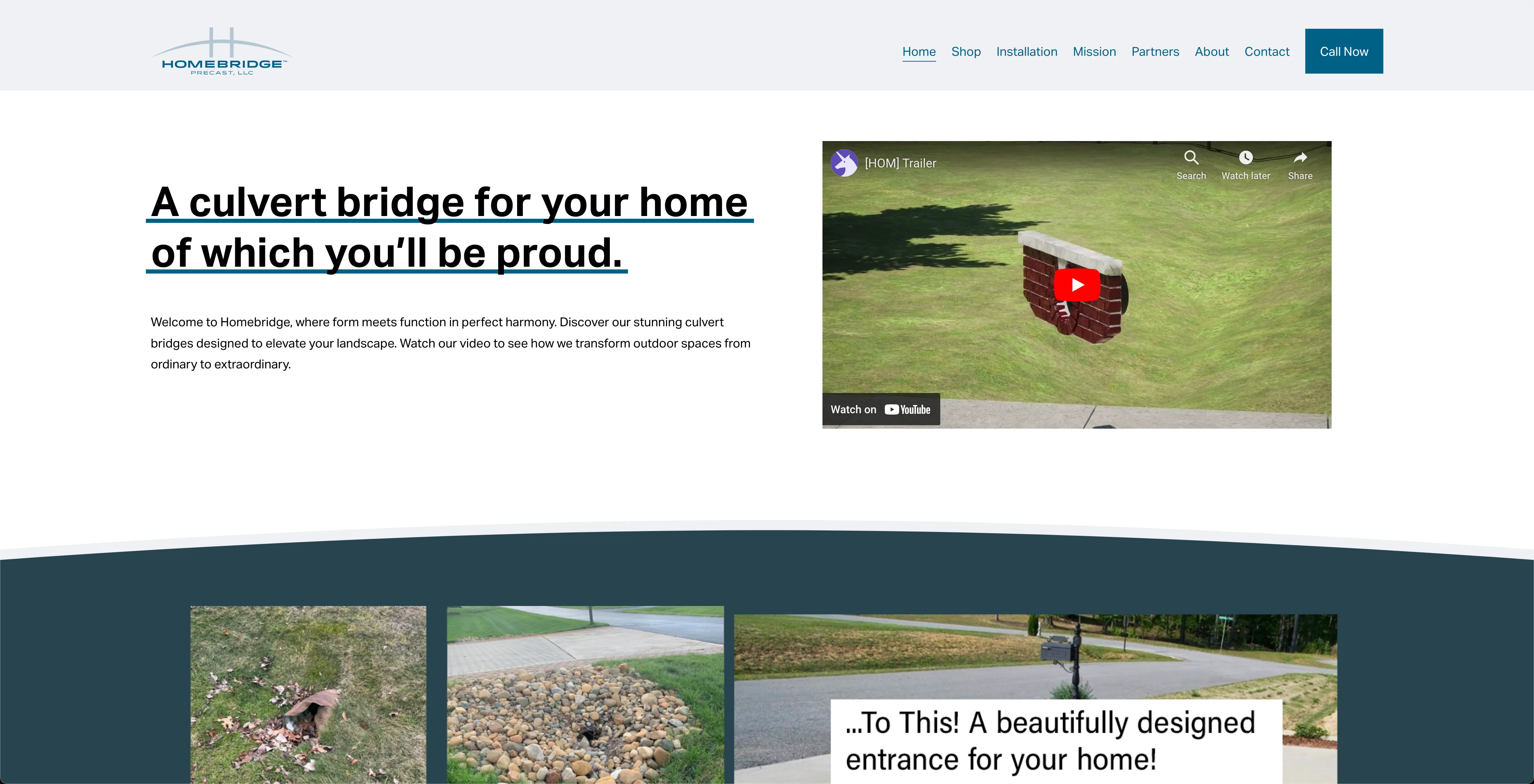 The Homebridge marketing website