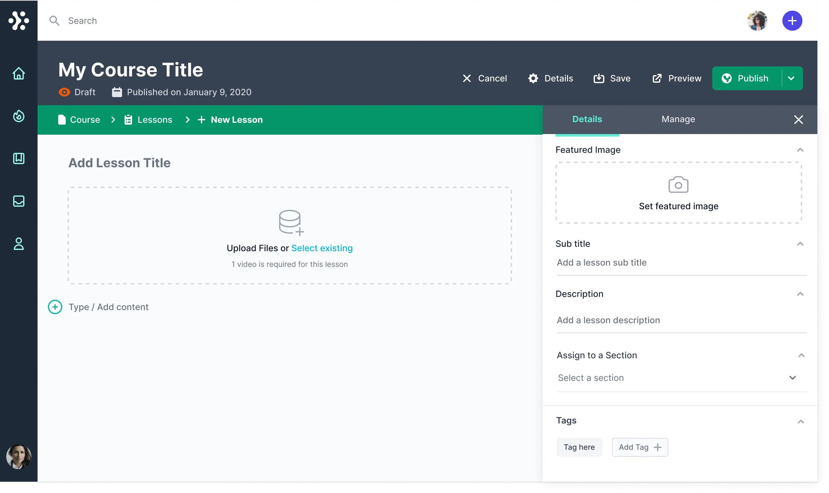 Media management and metadata in the Radium platform