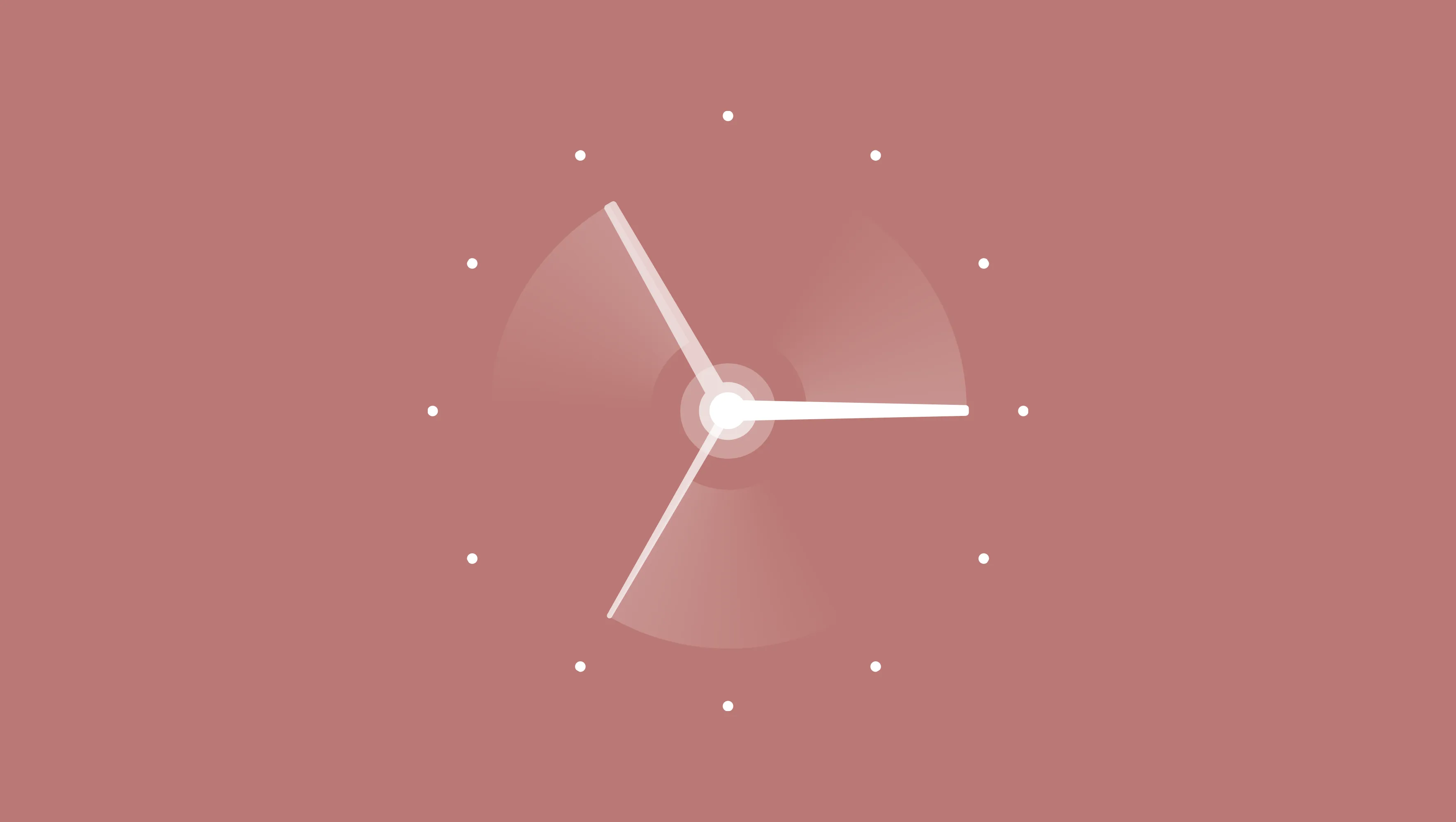 Radium logo — a clock with glowing hands