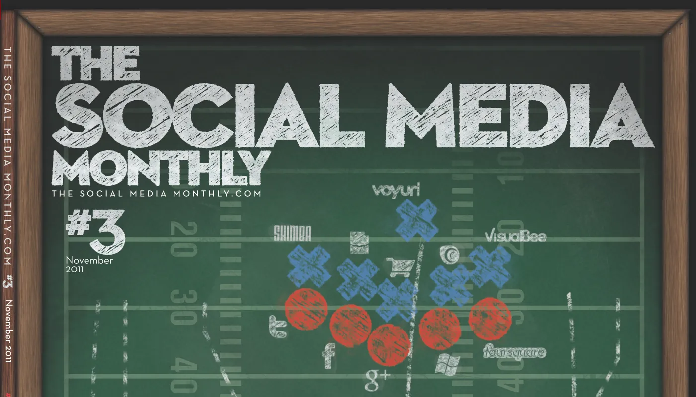 Cover of The Social Media Monthly print magazine