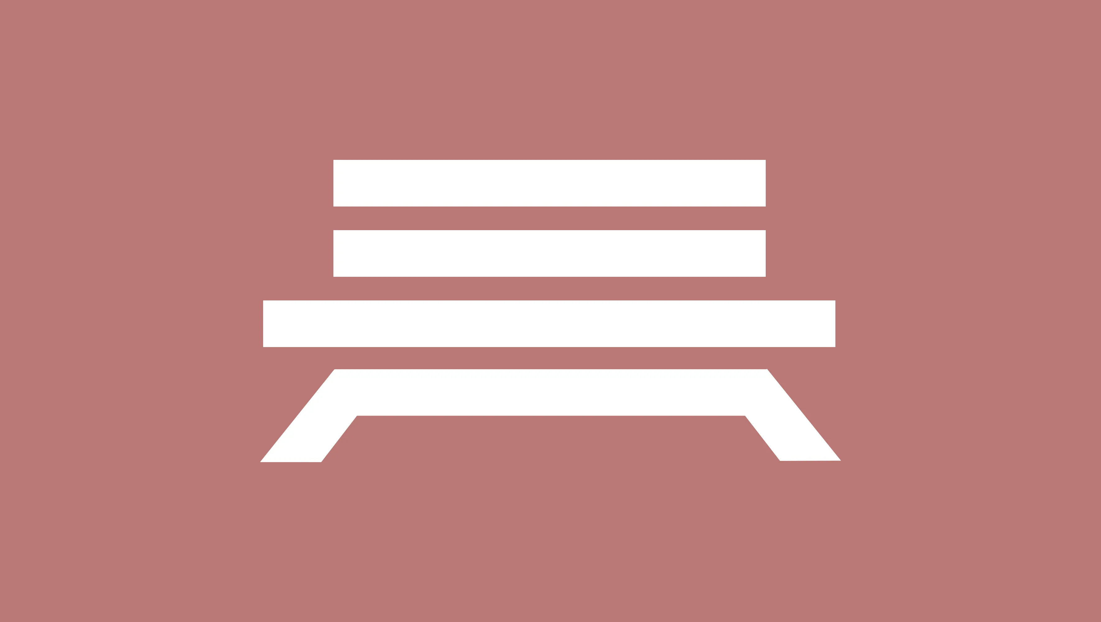 iPondr logo featuring a bench