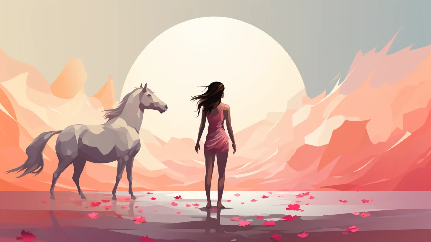 Illustration of two figures walking a path together