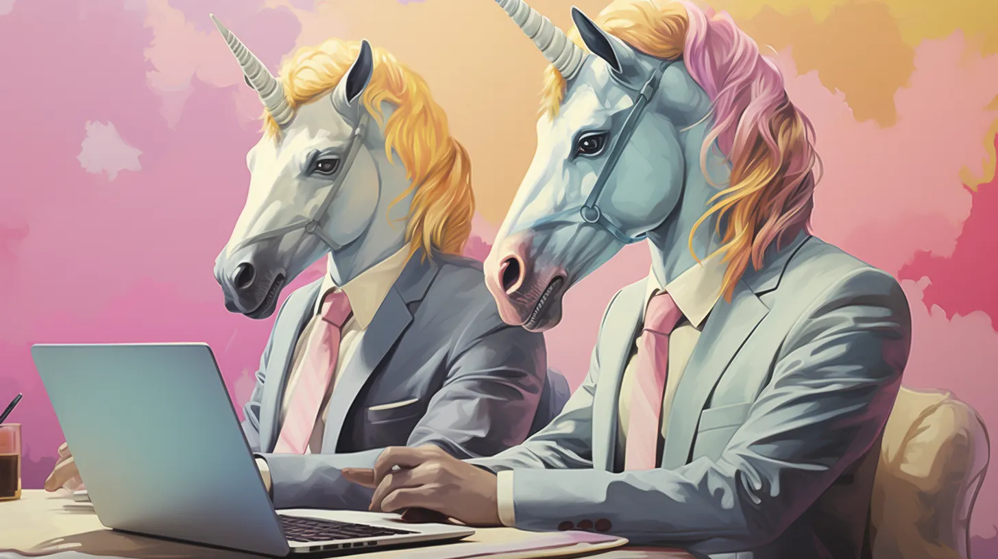 Illustration of people working together at a desk